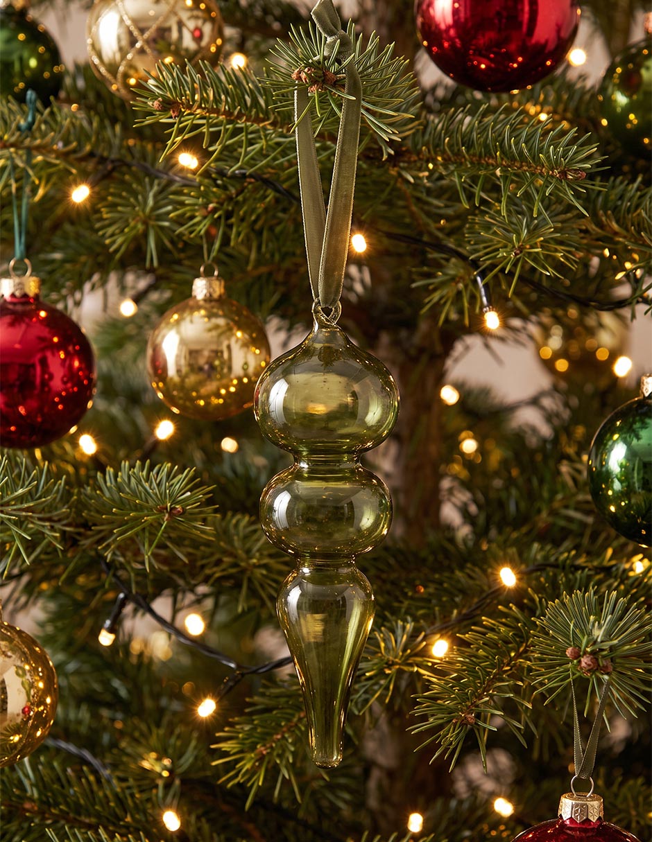 Ornamento navideño finial 6