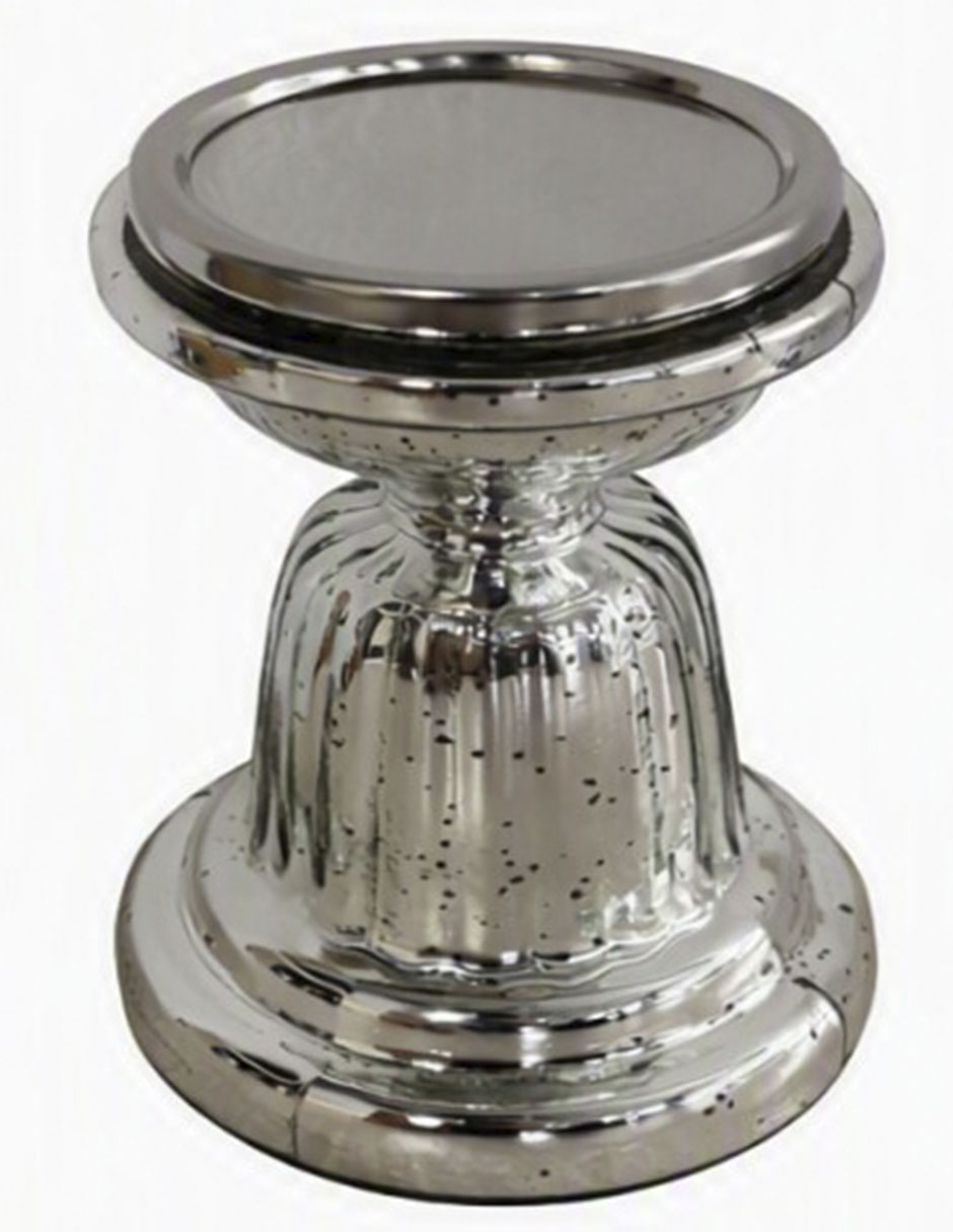 Candelabro de vidrio y hierro Glassy 1