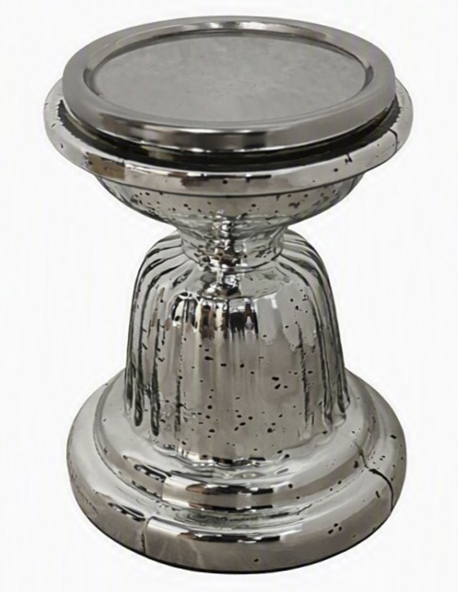 Candelabro de vidrio y hierro Glassy 2